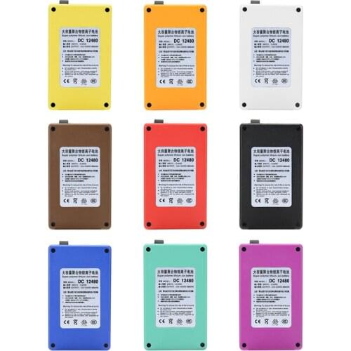 MasterFire 10set/lot DC 12V 4800mAh DC 12480 Rechargeable Portable Battery Lithium-ion Batteries for CCTV Camera Transmitter