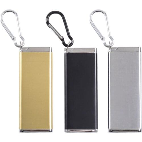 Mini Metal Cigarette Case Gold Silver Figuratus Portable Outdoor Travling Cigarette Container Box Holder Ashtray Smoking Tools