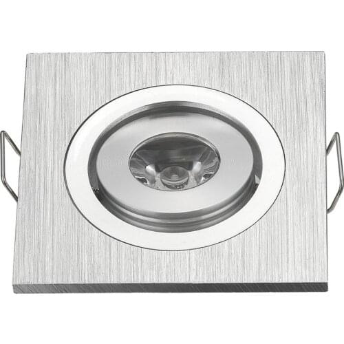 1W 3W mini square 3W Dimming High power led recessed ceiling down light lamps led downlights for living room cabinet bedroom