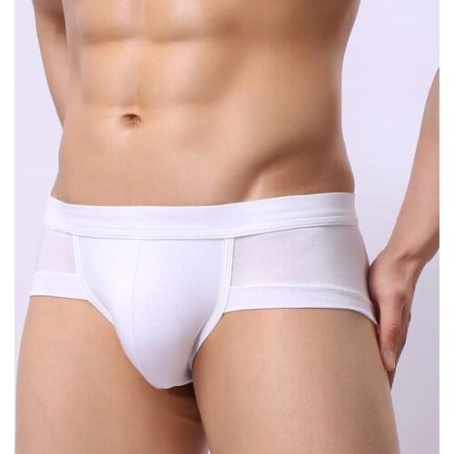 Mens Underwear Mens Comfortable and Breathable Low-waist Underwear Multicolor Sexy Bump Design Modal Material Underwear