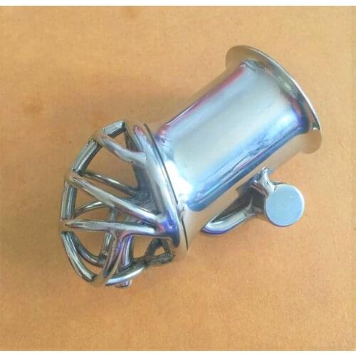 PA Super Male Stainless Steel Chastity Cage Lock Belt Penis Cage Chastity Devices