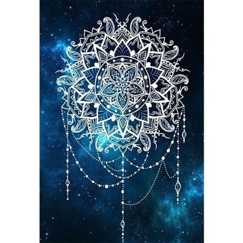 Dream Catcher Religion DIY 11CT Embroidery Cross Stitch Kits Craft Needlework Set Cotton Thread Printed Canvas Home Sale