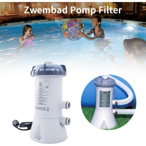 Swimming Pool Filter Pump Summer Pool Water Cleaning Kit Durable Reusable Practicle Pool Filter Pump For INTEX 28604/58604
