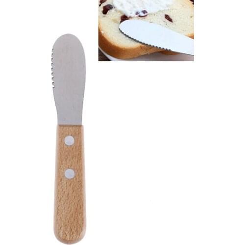 1pcs Butter Knife Sandwich Spreader Cheese Slicer Stainless Steel Wide Blade Slicer