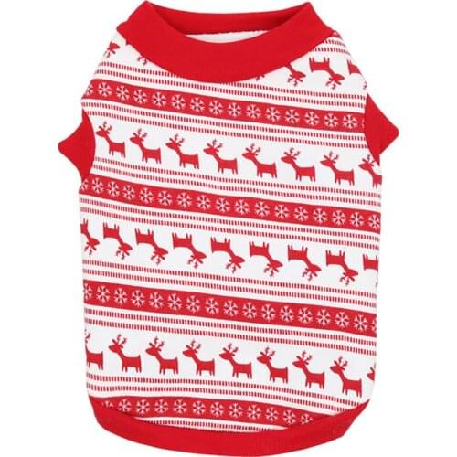 Pet Dog Clothes Snowflake Printed Fleece Pet Pullover Hoodies Puppy Winter Warm Clothing Christmas Party Cute Outfits