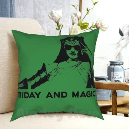 Friday And Magic ? ( Fnm ? ) Pillow Case Printed Home Soft Throw Pillow Tasigur Tasigur The Golden Fang Mtgo Games