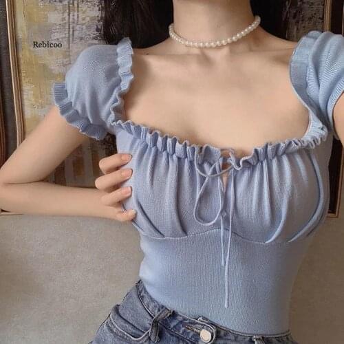 Женские хлопковые футболки Rebicoo China At AliExpress