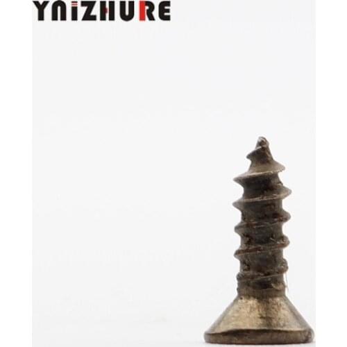 Self-tapping Screws,Phillips Screw,Matching Nails,Bronze Tone,2.5*8mm,50Pcs