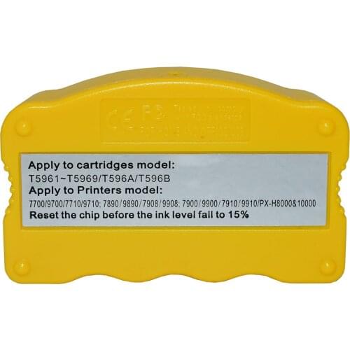 Cartridge Chip Resetter For Epson 7890 9890 7908 9908 Wide Format Printer Cartridge Reset Chips