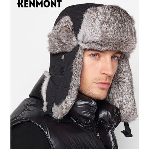 Kenmont EMens earmuffs and hats Warm hat Cold proof locomotive cap Ski cap Mens warm hat Warm hat for men and women waterproof
