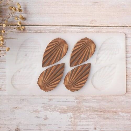Silicone Chocolate Molds Leaf Shape Non-stick Ice Moulds Cake Mould Bakeware Kitchen Baking Tools Decoration