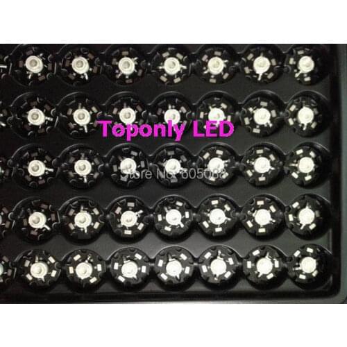 High Intensity 3w ultraviolet led diodes lamp with 20mm pcb 395-410nm germicidal uv lighting beads 160pcs/lot DHL free shipping