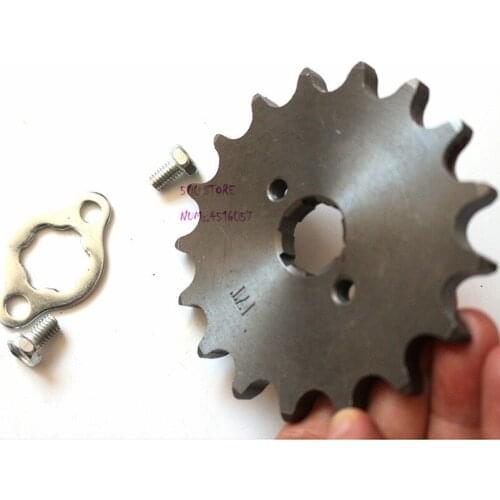 Universal Motorcycle 428 17T small good sprocket before small flywheel Accessories Material Cast iron fit Motorcycle part