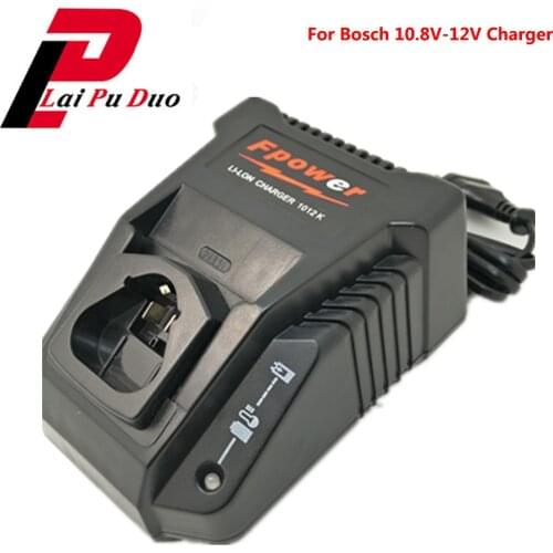Li-ion Battery Charger for Bosch 10.8V-12V Power Tool Li-ion Battery BC430 BAT411 BAT412 BAT413