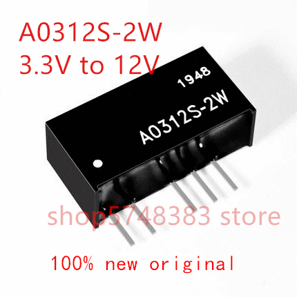 1PCS/LOT 100% new original A0312S-2W A0312S 2W A0312 3.3V to 12V isolation power supply