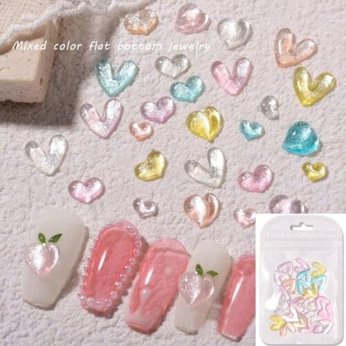 1 Box Natural Shaped Pearls Nail Chain Stone Nail Studs Nails Art Parts for Nail UV Gel Polish Decoration of Nail Accessories