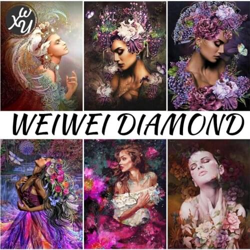 Diamond Art Portrait 5D Diamond Painting Kits for Adult Full Diamond Embroidery Diamond Embroidery Diamond Mosaic for Home Decor
