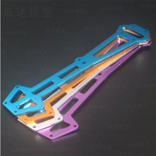 Blue and Purple HSP 03002 Upgrade Parts Aluminum Radio Tray for 1/10 HSP 94103/94103Pro/94123/94123Pro RC Cars