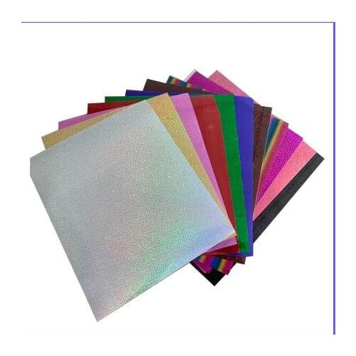 Free shipping 11 sheets/colors 25X30CM Laser Heat Transfer Vinyl Iron on Heat Press Machine Cutting Plotter HTV T-shirt DIY