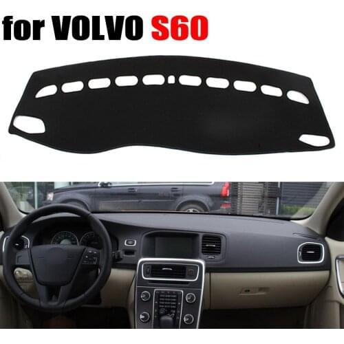 Car dashboard covers mat for VOLVO S60 2010-2015 Left hand drive dashmat pad dash cover auto dashboard accessories