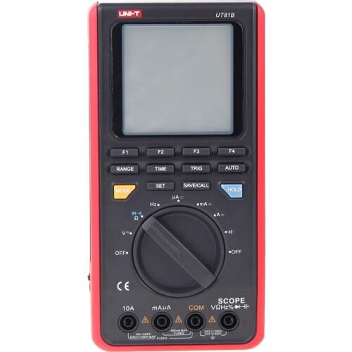 UNIT UT81B UT81C Scope Digital Multimeter 8/16MHz 40/80MS/s Mini Oscilloscope AC DC Voltage Current Tester USB Interface PC Soft