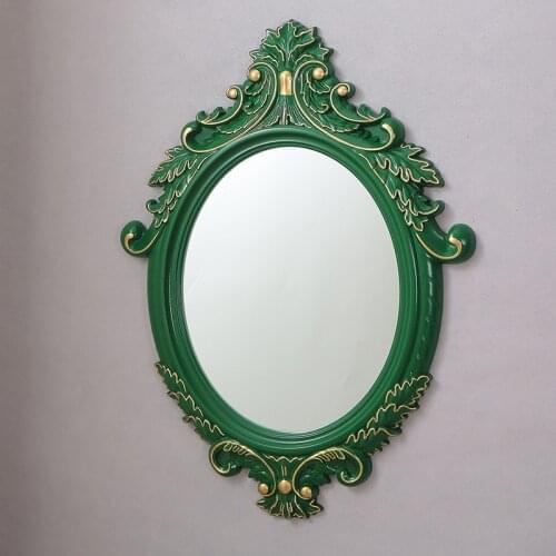 European Bathroom Mirror Wall-mounted Oval Mirror For Home Decoration Decorative Mirror