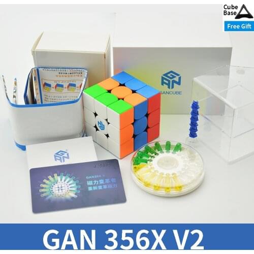 Gan356x V2 3x3x3 Magnetic Speedcube Gan 356 X V2 3x3x3 Cube Gan 356 X Numerical Ipg 3x3x3 Gan 356 Xs Gan 356 X Numerical Ipg