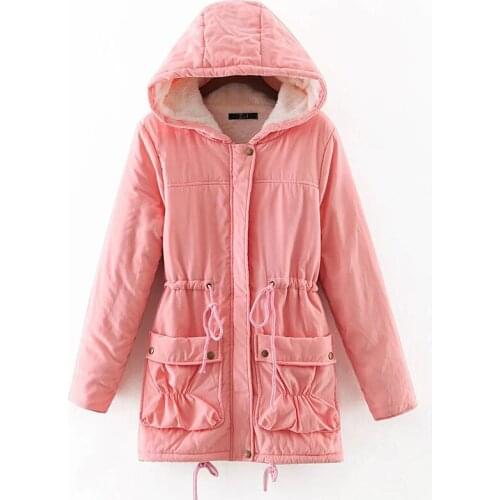 KK LUFAINA Women's Parkas With A Hood