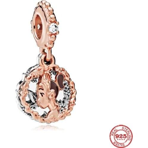 New Original Silver Color Girl Dangle Diy Bead Fit European Pandora Charms Bracelet Bangles Diy Jewelry P587