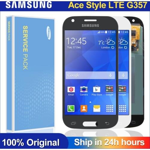 Original 4.3'' LCD for Samsung Galaxy Ace4 Ace 4 SM-G357 G357FZ G357 LCD Display Touch Screen Digitizer Assembly