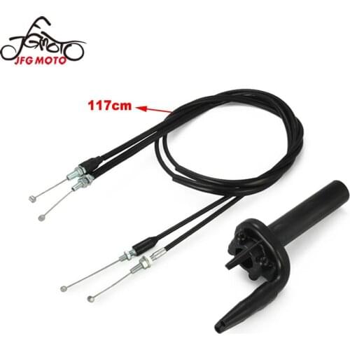 Motorcycle Handlebar Plastic Twister Throttle Tube Pull Push Cable FCR For CRF250 CRF450 RMZ250 RMZ450 KX250F KLX450F YZ250F SX