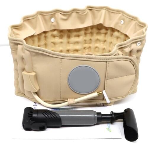 Lumbar Support Belt Inflatable Belt Adjustable Fitness Sports Protection Band Fitness Physio Decompression Relief Belt