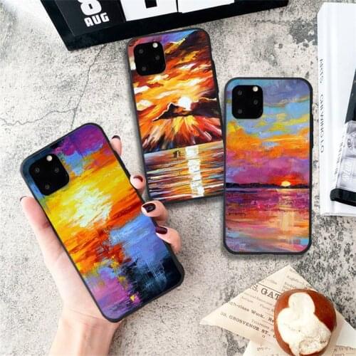 Simple flowers and leaves Phone Case for iPhone 11 12 Pro mini pro XS MAX 8 7 6 6S Plus X 5S SE 2020 XR