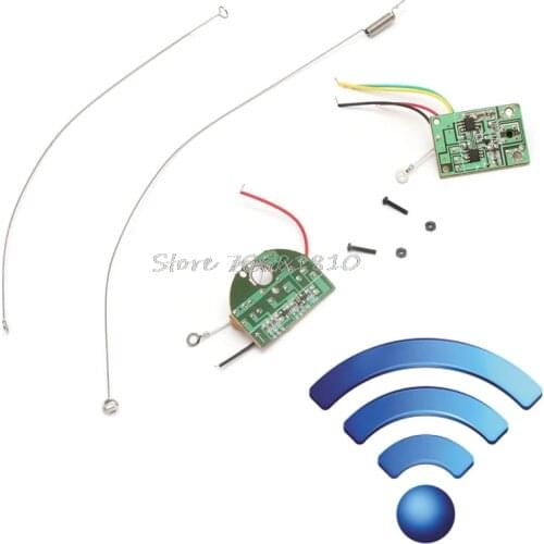 Remote 2CH Control 27MHZ Radio Channel Module Transmitter Receiver Board Antenna