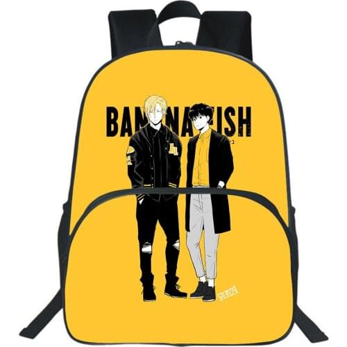 Banana Fish Backpack Anime Cosplay Backpack Teen School Bag Women Rucksack Men Travel Mochila Boy Girl Bag Knapsack