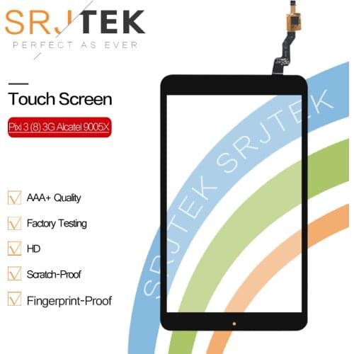 SRJTEK 8" For Alcatel One Touch Pixi 3 (8) 3G Alcatel 9005X Tablet Touch Screen Panel Digitizer Glass Senor Repair Replacement