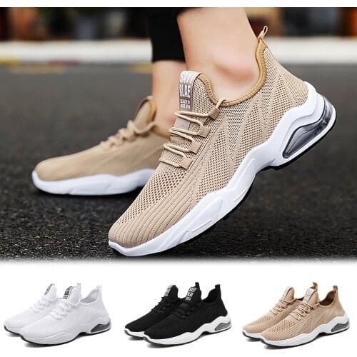 Hot Sale Light Man Running Shoes Mens Mesh Casual Lace-Up Sport Shoes Runing Breathable Shoes Soft Soled Sneakers 2021