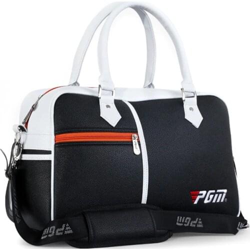 1pc Golf Bag Golf Clothes Bag Men & Women Shoes Package Box-shaped Large Capacity Double-deck Clothes Bag 3 Colors