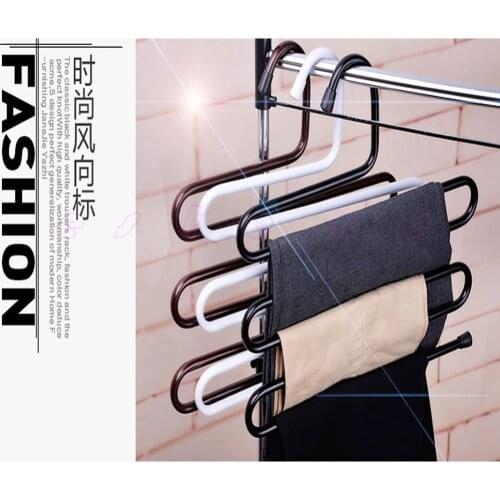 3pcs Space Save 5 Layers 35cm x 36cm Hangers For Cothes Pearl Hanger Beautiful Fashion Coat Suit Dress Hanger Women Clothes Rack