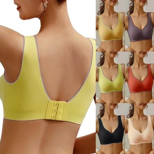 Women Gym Soft Bra Sexy Female Yoga Top Activewear Sport Push Up Bra underwear Workout Trainning Padded Vest Ladies Bralette
