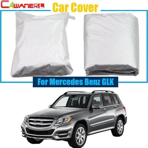 Cawanerl Car Cover Anti UV Sun Shield Dustproof Snow Sun Rain Resistant Cover For Mercedes Benz GLK GLK-Class