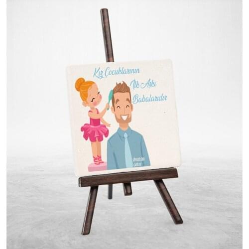 Fathers Day Themed Şovaleli Natural Stone 16-681