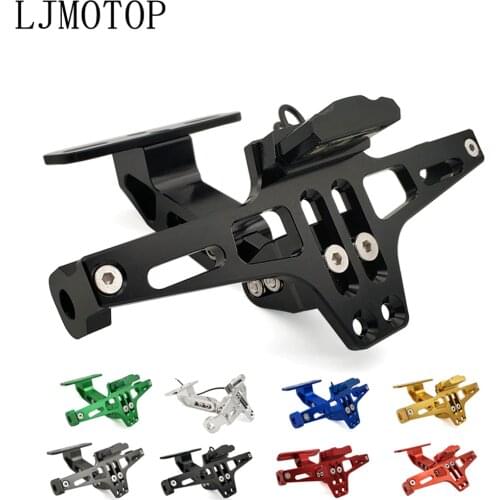 For YAMAHA vmax 1200 1700 v max tenere 700 xtz700 xjr1300 CNC Motorcycle License Number Plate Frame Holder Bracket With Signal