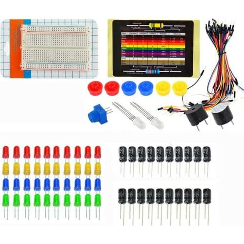 Electronic Components Starter Kit Breadboard Components Projects Resistance Meters Components Projects Electrical Instruments