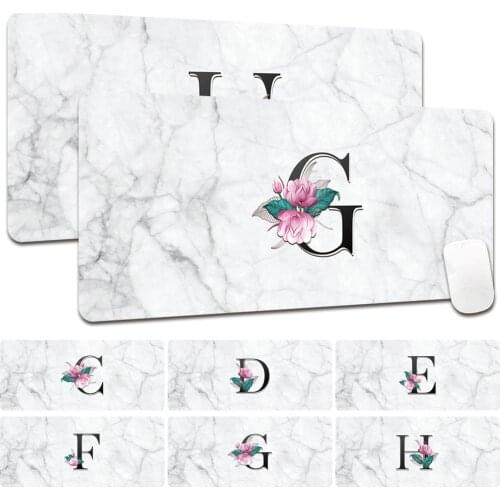 Gaming Mouse Pad Large Mouse Pad Computer Mousepad Print Pattern PU Leather Waterproof Desk Mat Keyboard Mat Mice