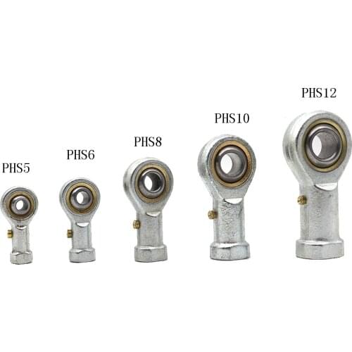 1PCS PHS8 M8 8mm hole 5mm to 14mm metric fish eye Rod Ends bearing female thread ball joint right hand