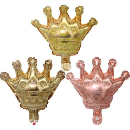 Crown balloon childrens toy wedding baby birthday party hotel shopping mall layout crown balloon wholesale