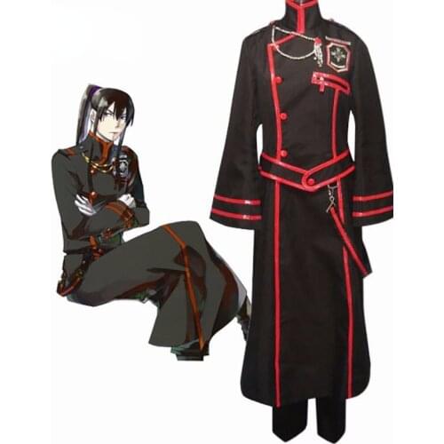 Anime D.Gray-man Kanda Yuu Cosplay Costume