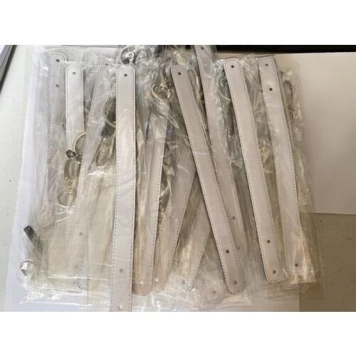 Leather Keychain Sublimation blank print leather belt keychain with metal tool 20 pieces / lot