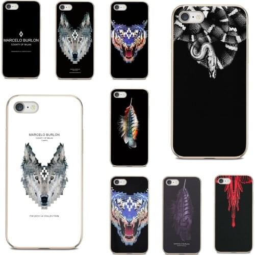 Soft Covers Marcelo-Burlon-Art-Wings-Feather For Samsung Galaxy A12 A31 A41 A51 A71 A20e A21s M30 A10 A30 A40 A50 A60 A70